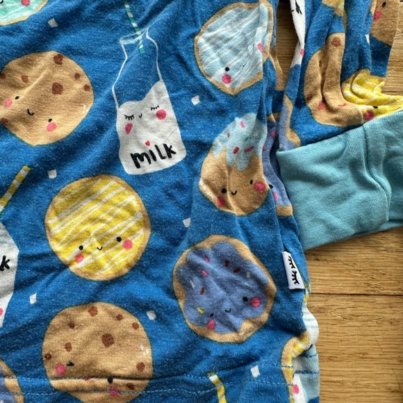 Little Sleepies Cookies and Milk 18-24 months pajamas - Picture 3 of 5